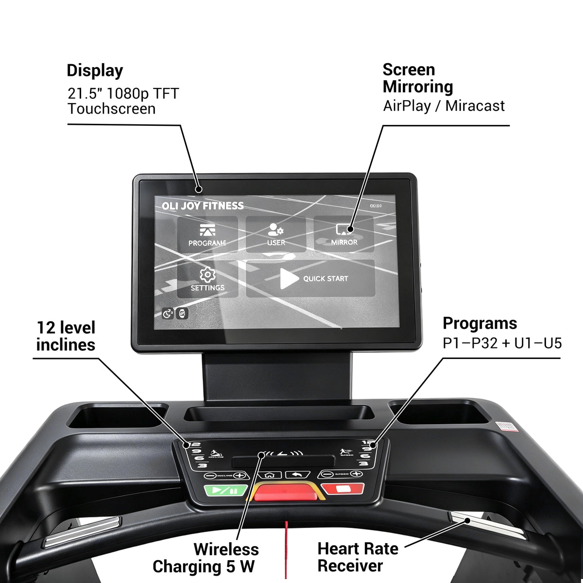 21.5-inch 1080p TFT Touchscreen