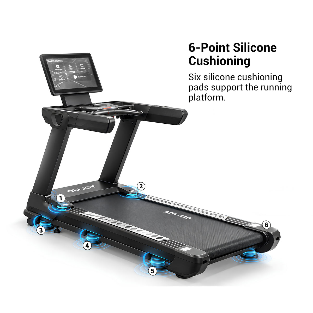 6-Point Silicone Cushioning
